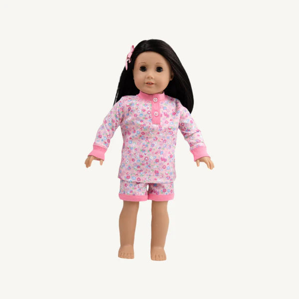 Dolly's Sara Jane's Sweet Dream Set -Mableton Mini Floral (Pink) with Romany Rose