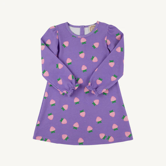 Sadie Sweatshirt Dress - Sanibel Strawberry