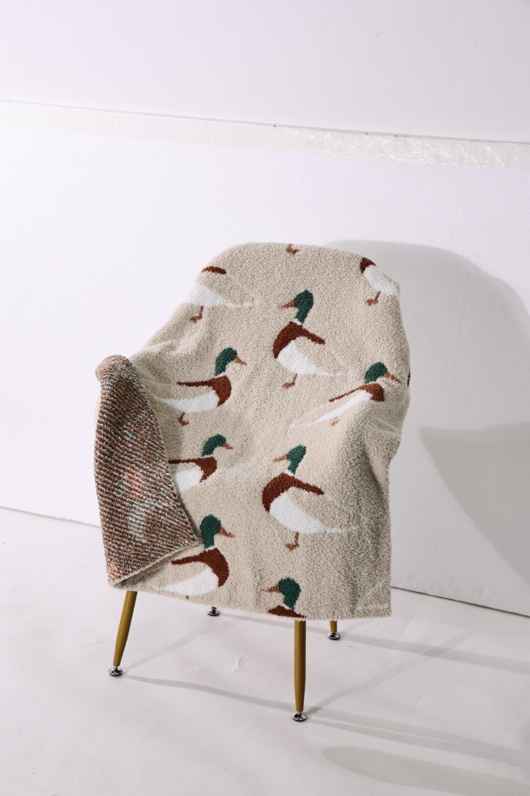Baby/Toddler chenille blanket || simple mallard