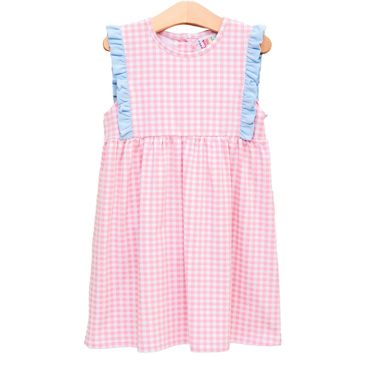 Evie Dress - Pink Gingham