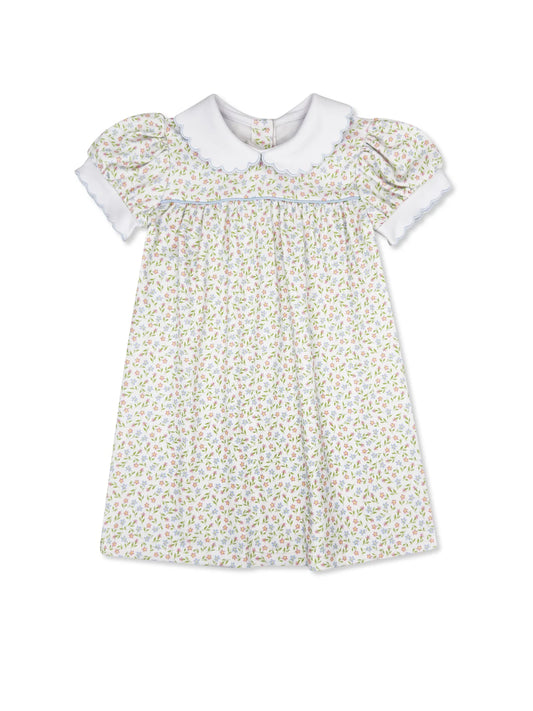 Special Moments Dress Fairhope Floral, Bluffton Blue