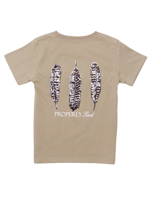 Triple Feather SS Sand T-shirt