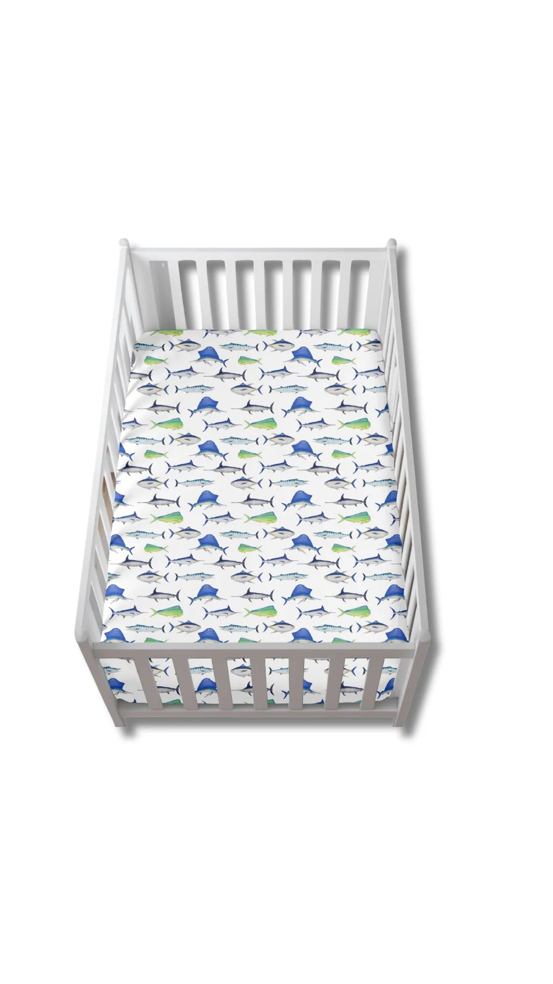 Fishing Frenzy Crib Sheet