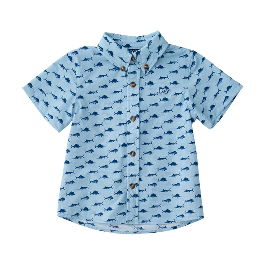 Fishing Shirt - Clear Sky Fish Print
