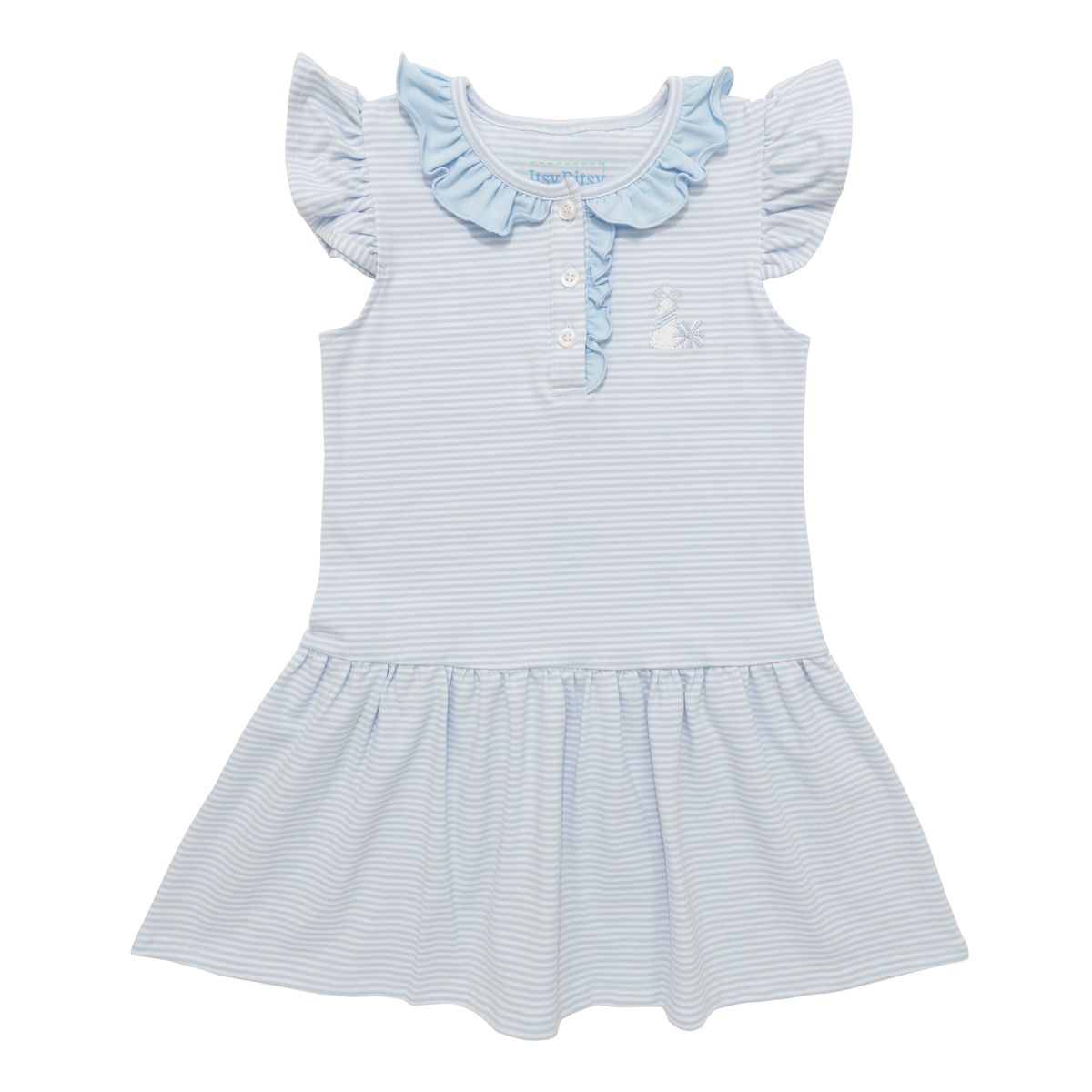 Game Day Dress- Light Blue