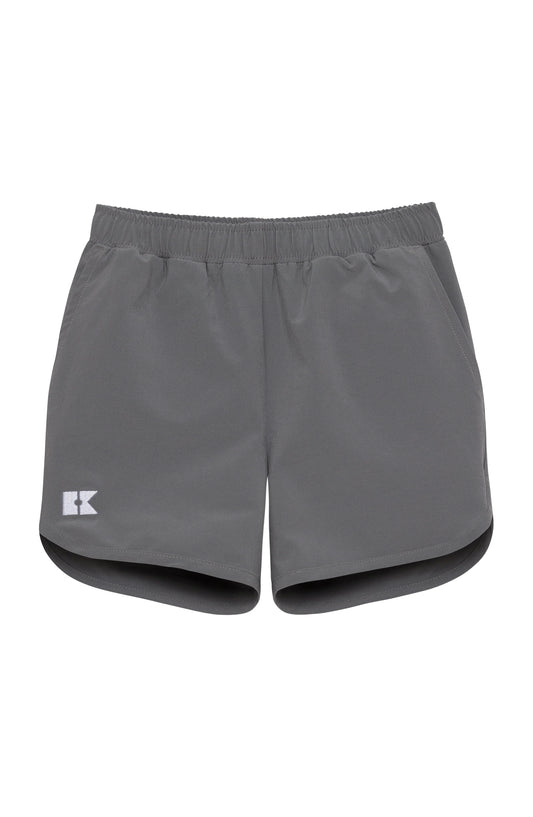 Gray Super Short Shorts with Liner