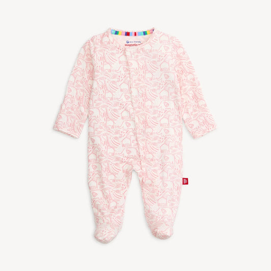 Herds of A Feather Pink - Magnetic Footie