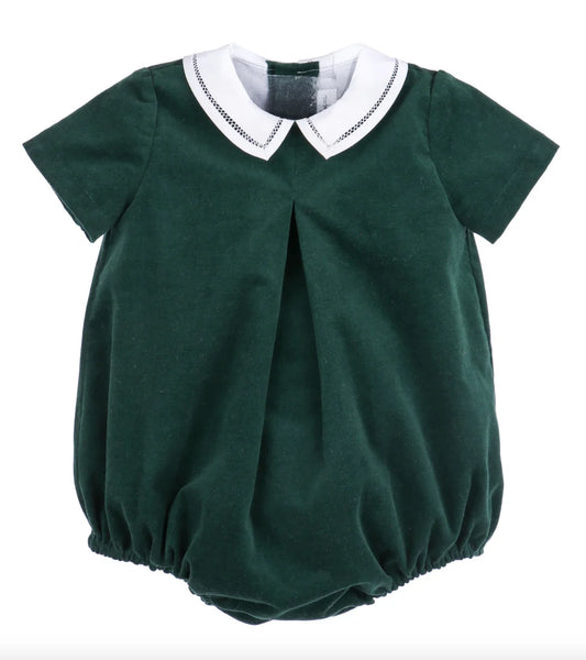 Holly Jolly Green Velvet Bubble