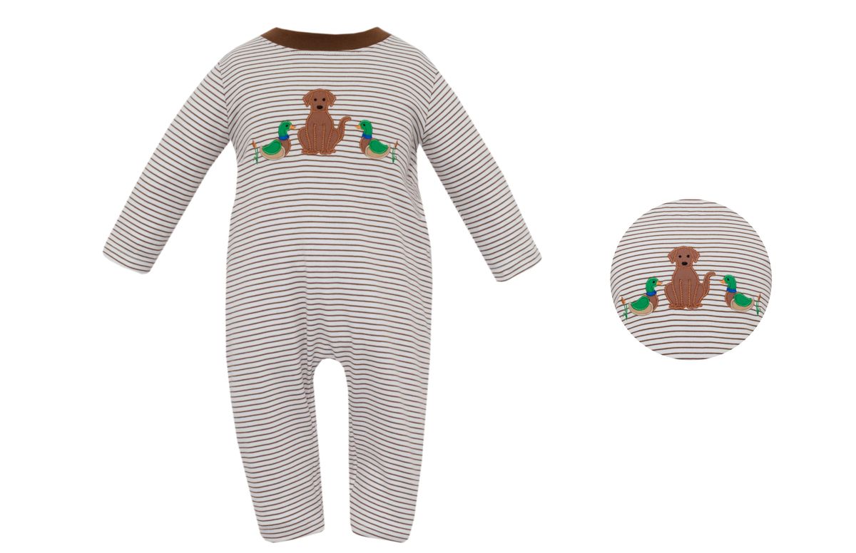 Hunting Lab Applique Romper