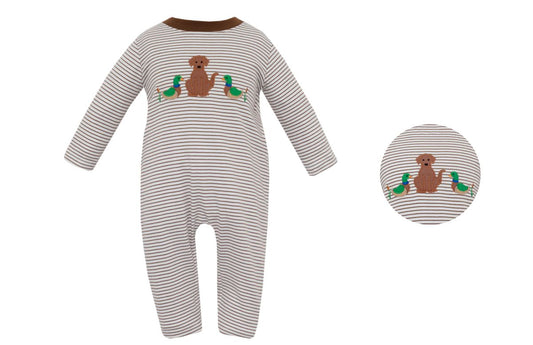 Hunting Lab Applique Romper