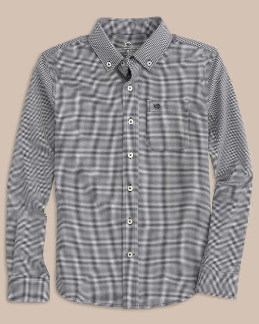 Intercoastal Mini Gingham Button Down Shirt