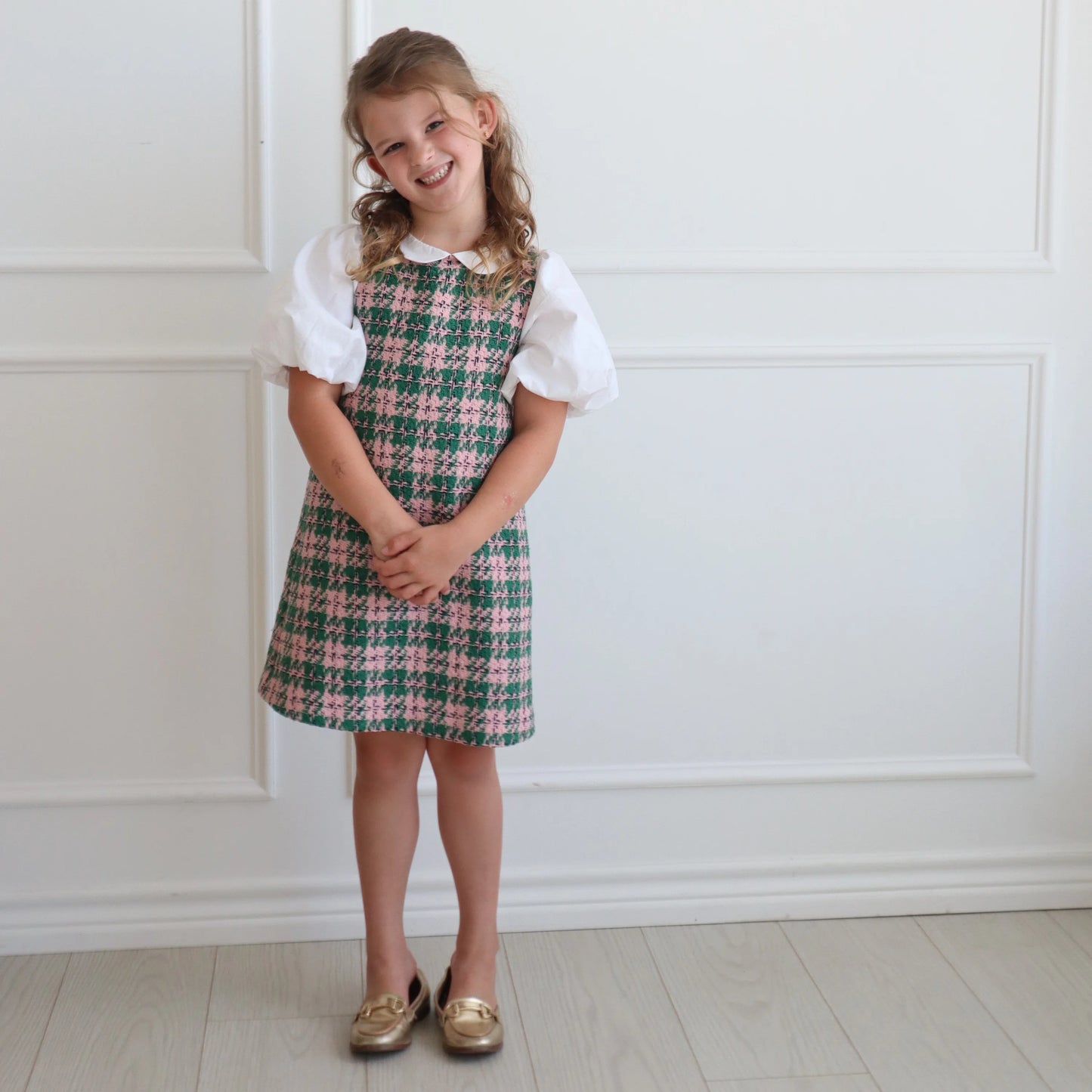 Jane Dress - Pink Plaid