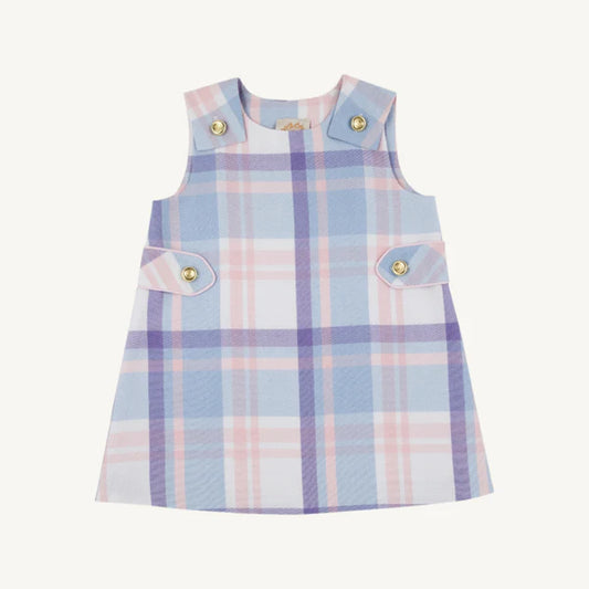 Janie Jumper - Peach Blossom Plaid
