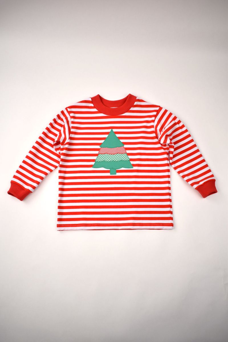 Christmas Striped Shirt