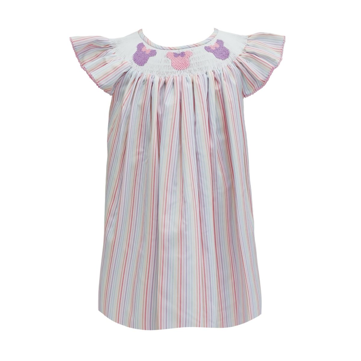 Bishop Smocked Minnie Stripe Dress