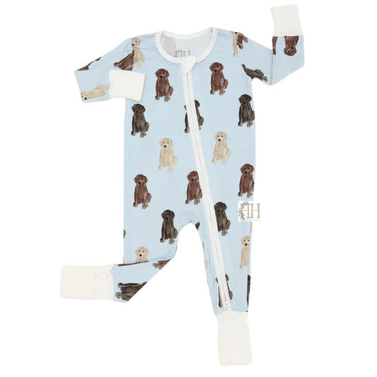 Boys Labs Double Zipper Romper