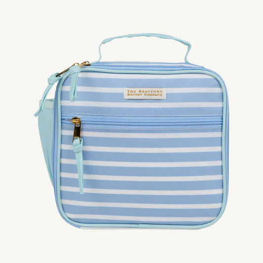 Leighton Lunchbox - Sarasota Sky Stripe/Sea Island Seafoam