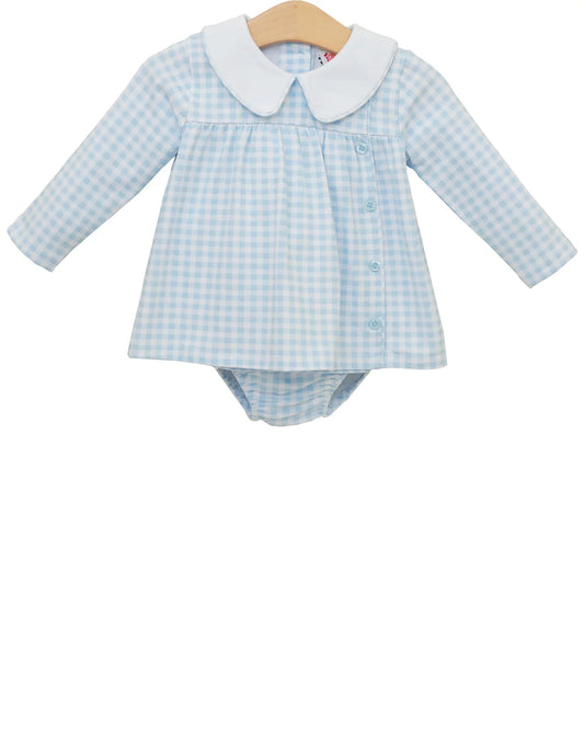 **PRE-ORDER** Liam Diaper Set - Light Blue Gingham