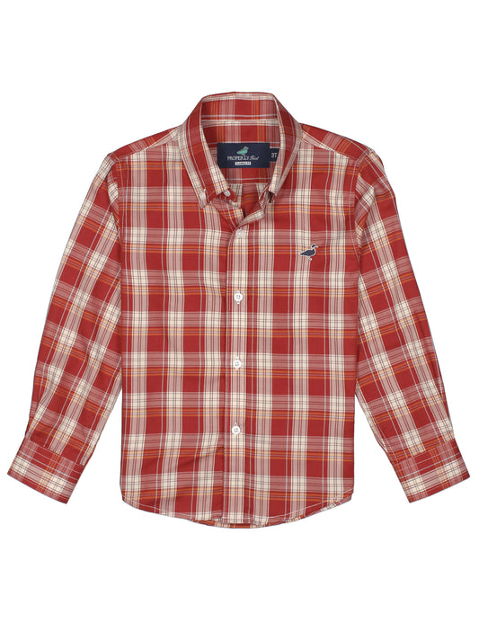 Boys Seasonal Sportshirt Maple