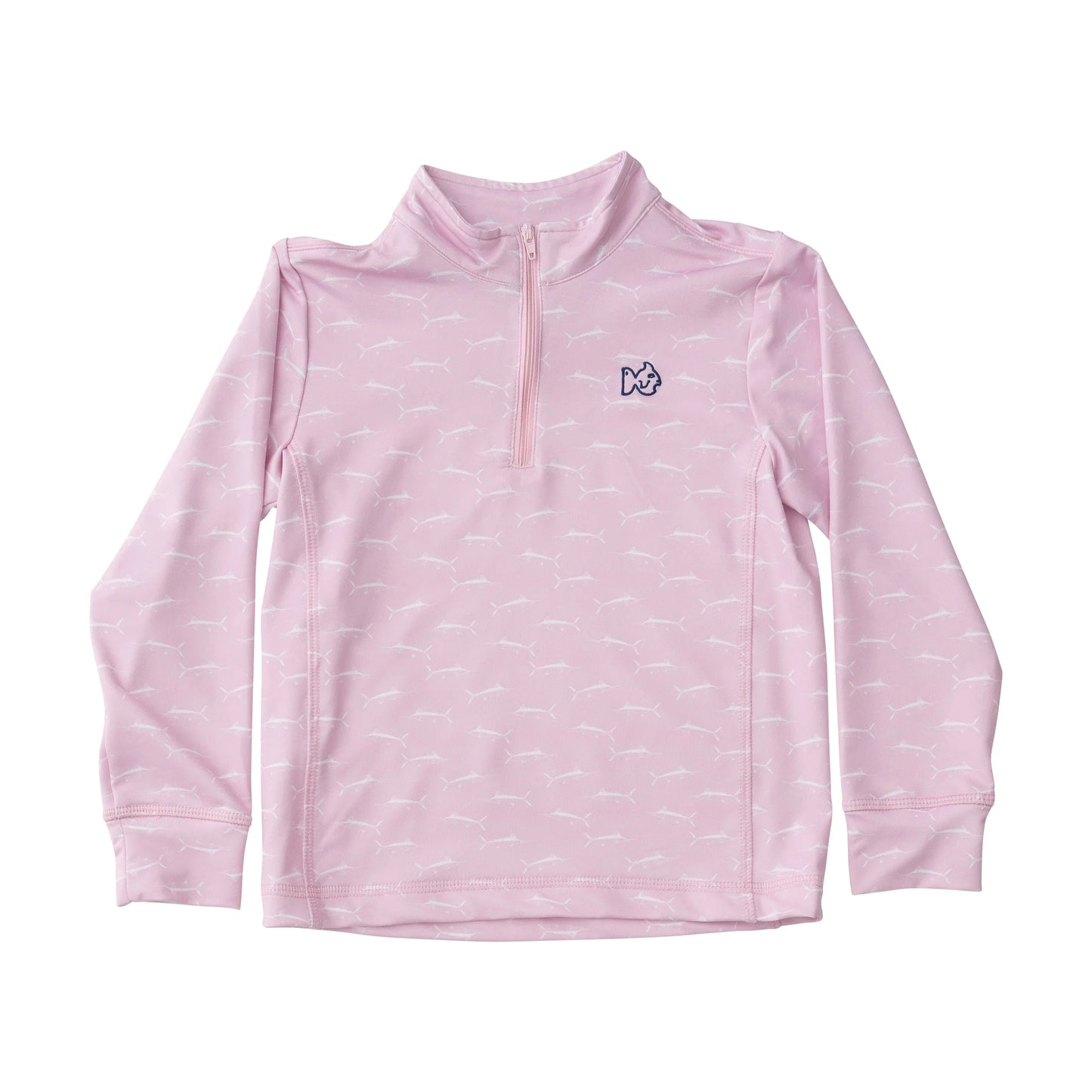 Performance Quarter Zip Pullover - Pink Lady Marlin