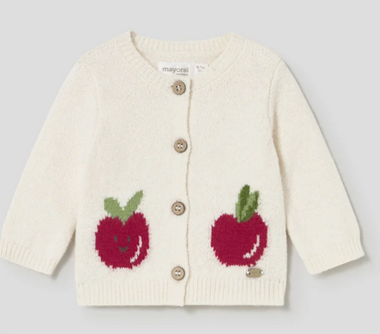 Apple Cardigan Sweater