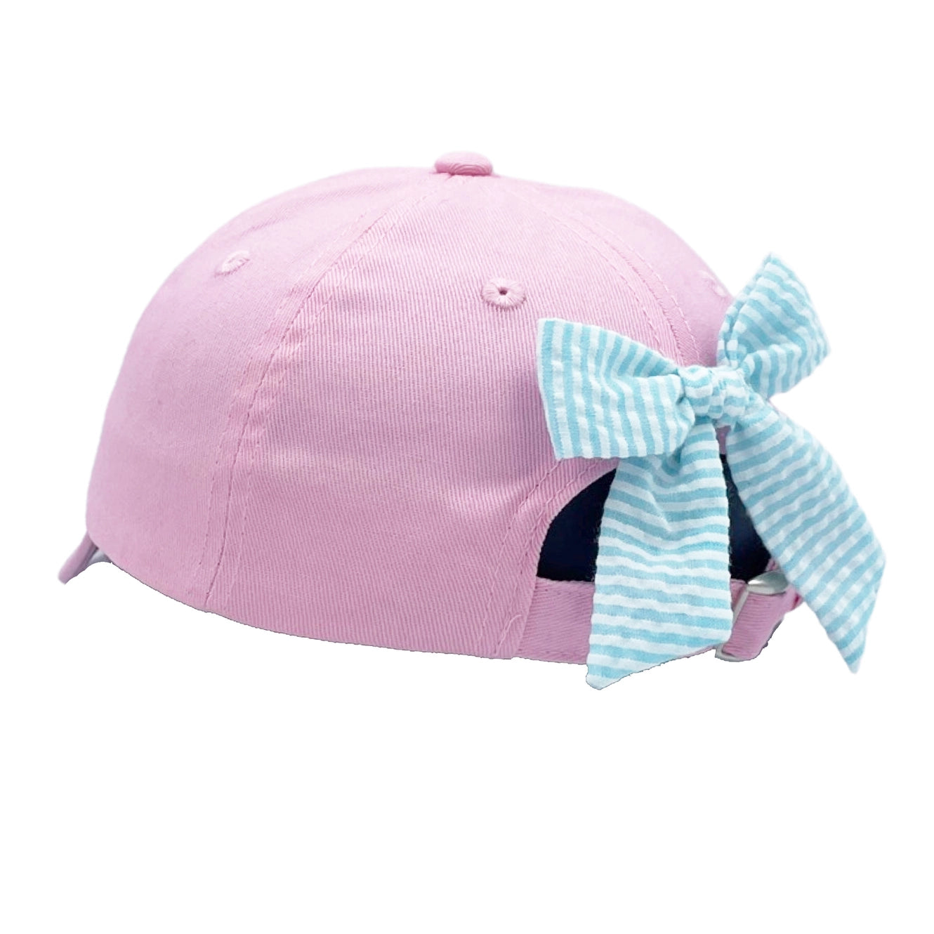 Pink Mermaid Bow Baseball Hat