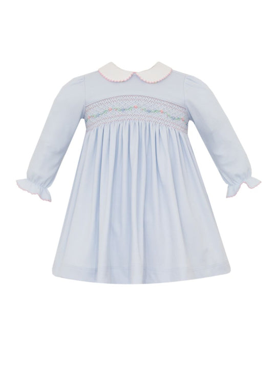 Mery Smocked Knit Dress