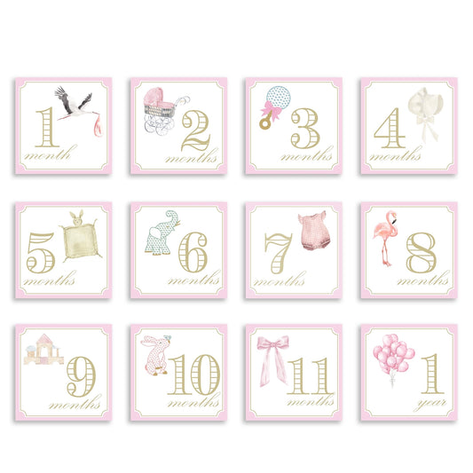 Milestone Cards - Girl