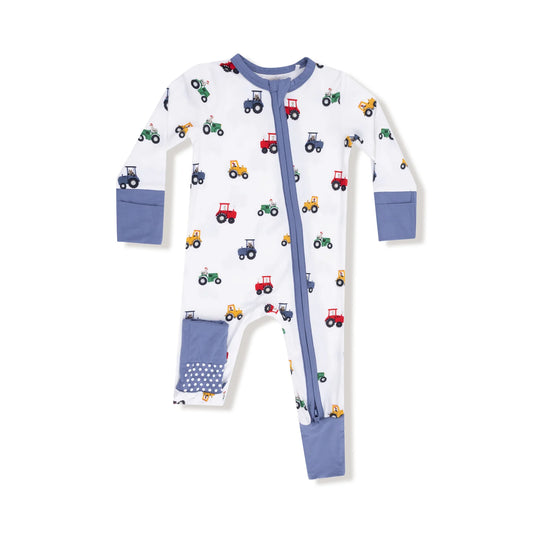 Mini Tractors  Convertible Romper