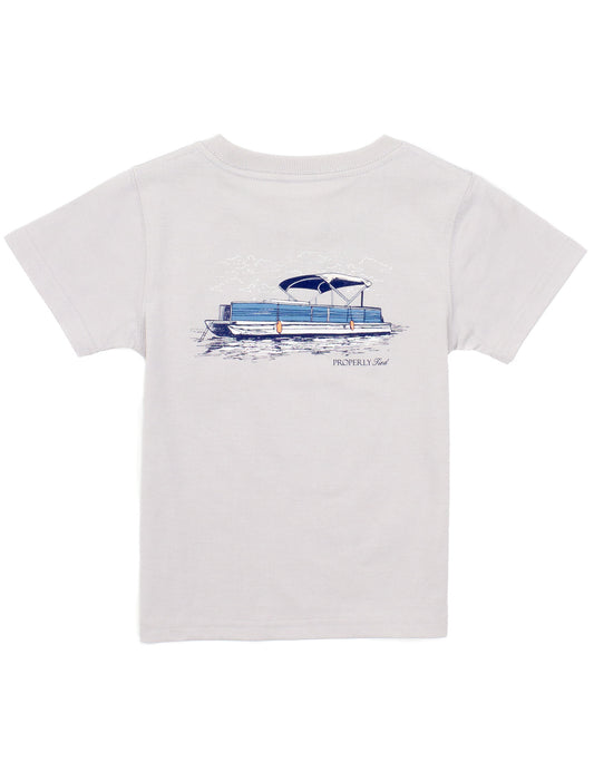 Party Barge SS Ice Grey T-Shirt