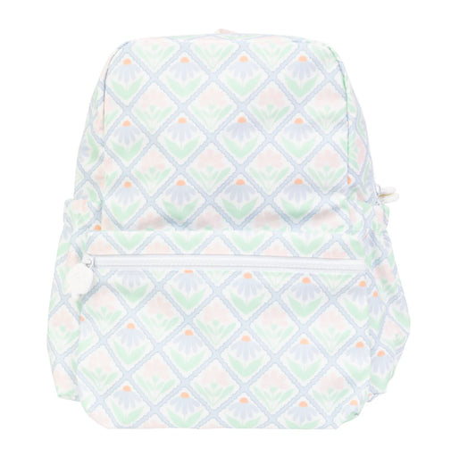 Pastel Floral Large Backpack