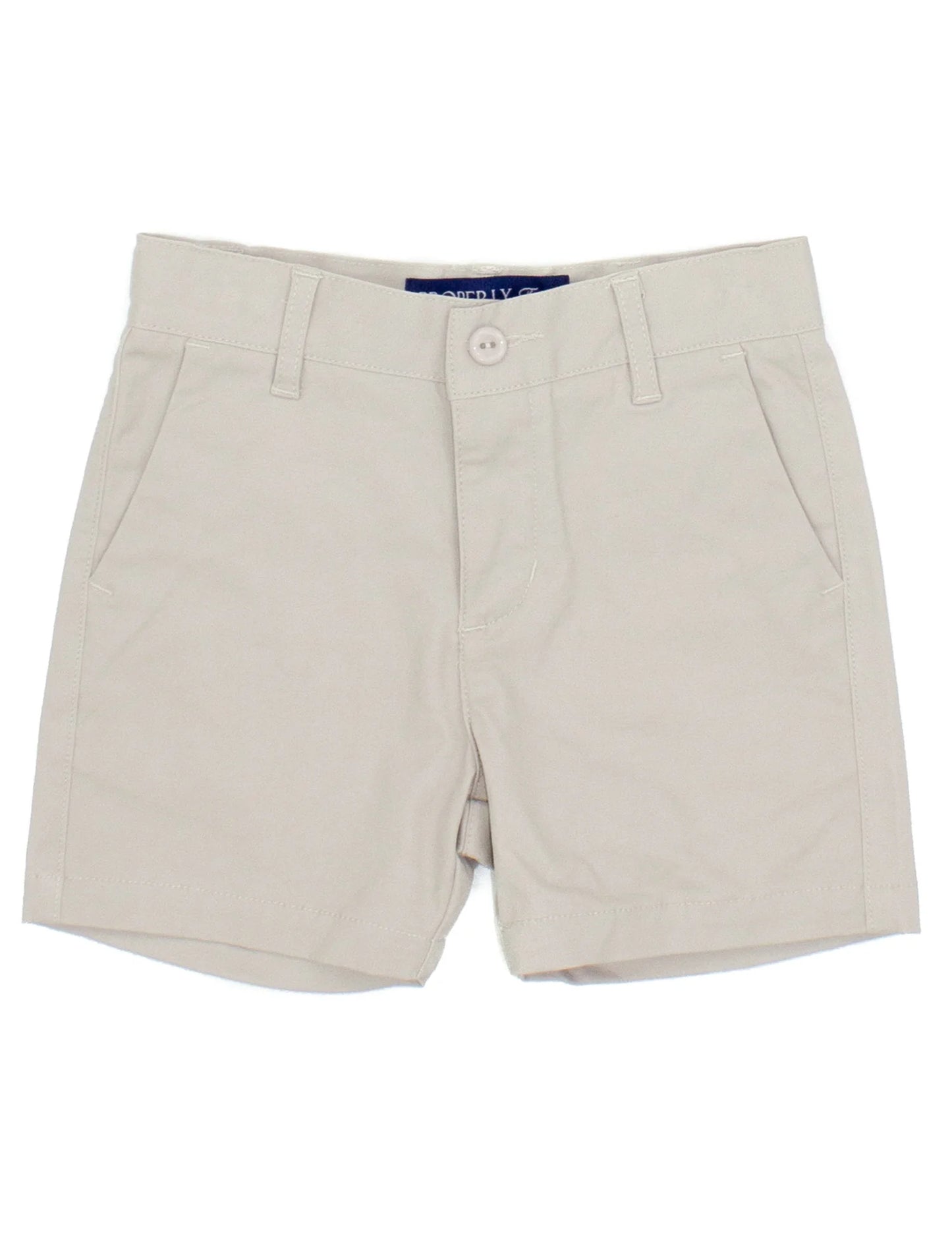 Light Khaki shorts with belt loops 