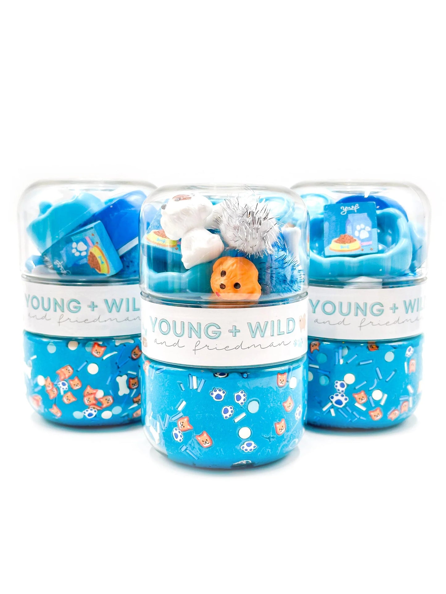 Grab & Go Dough Jar - Blue Pet Shop
