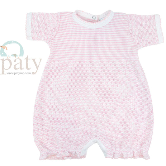 Solid Color Knit Bubble - PInk