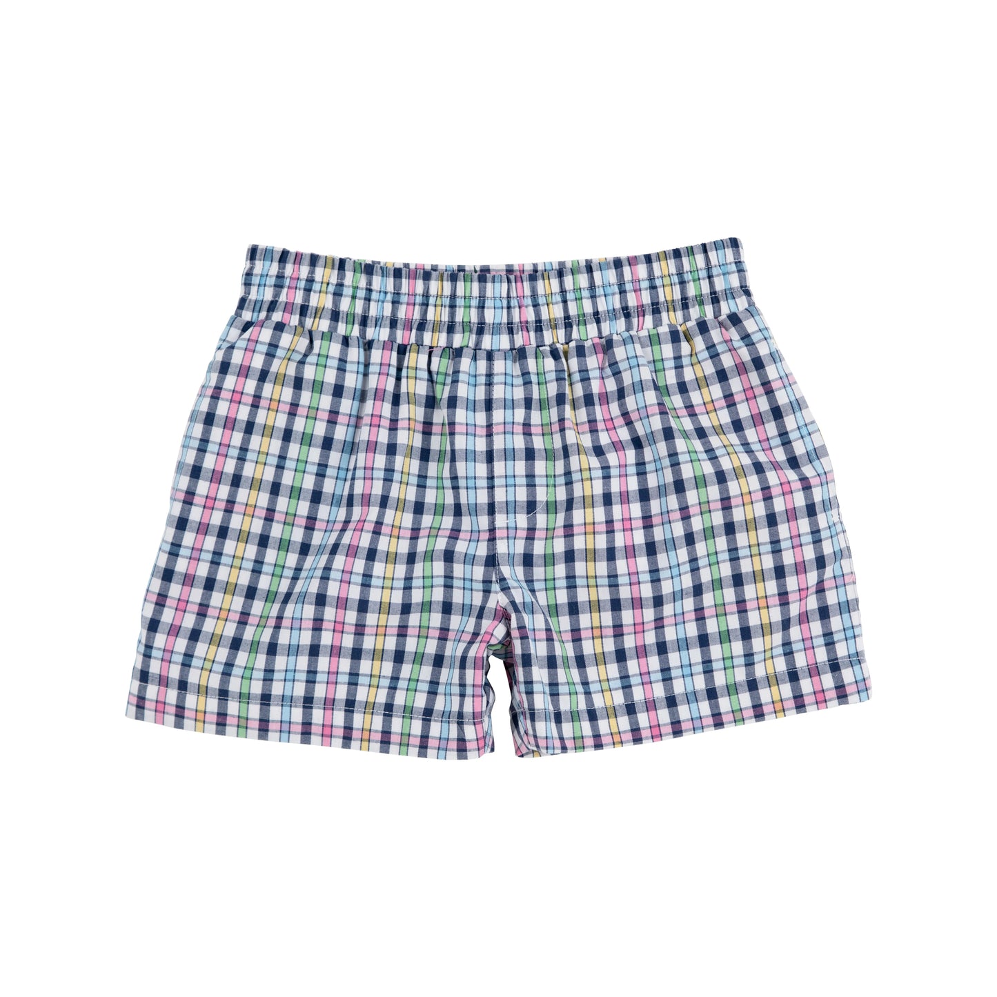 Sheffield Shorts -Pier Pointe Plaid with Nantucket Navy Stork