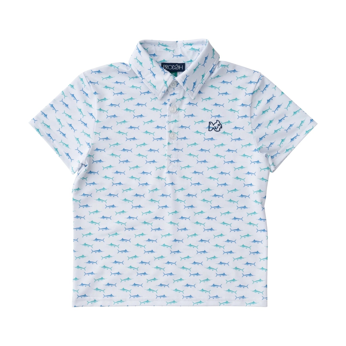 Pro Performance Polo - Fish Print