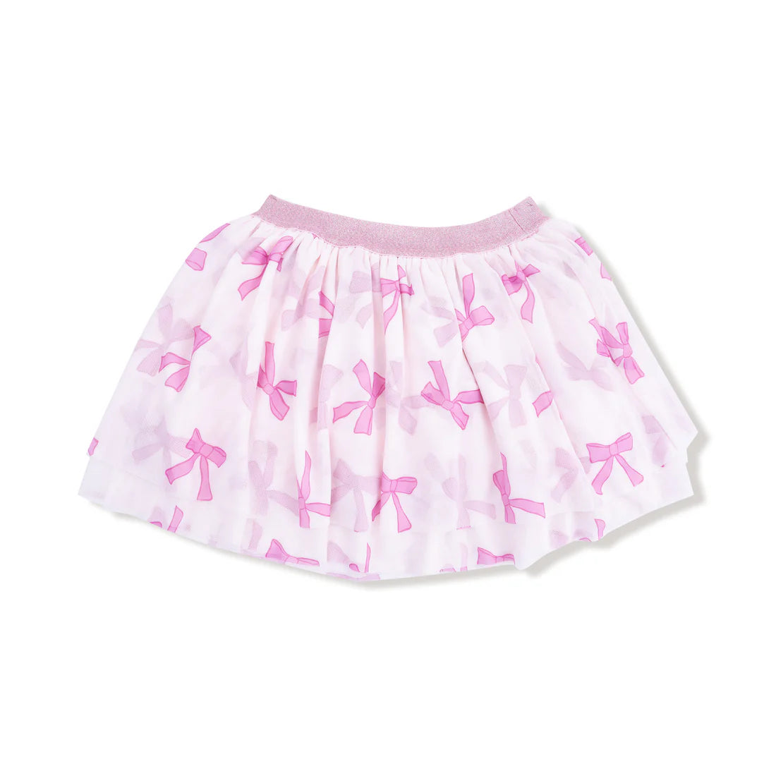 Printed Bow TuTu Skirt