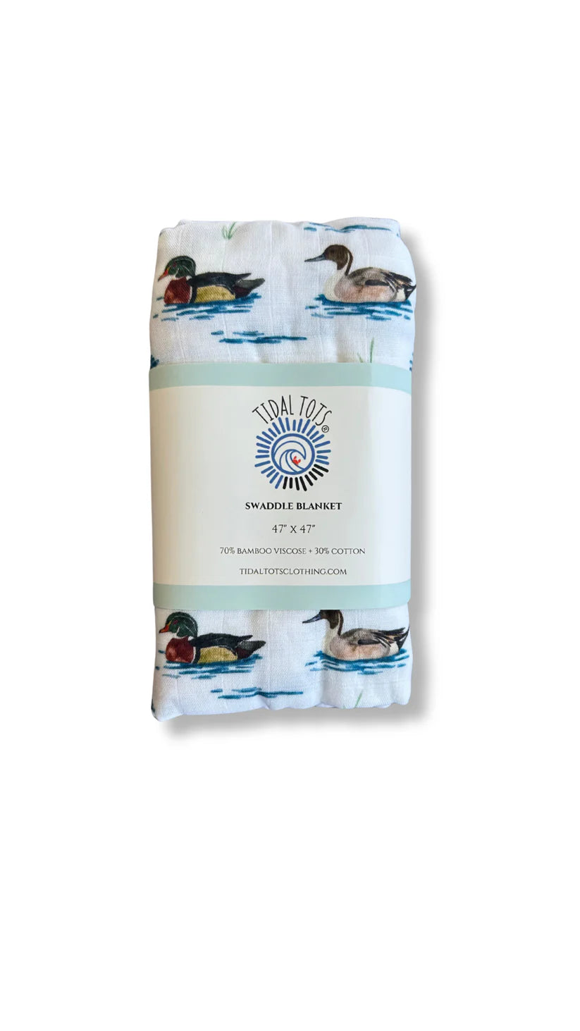 Puddle Parade Lightweight Swaddle Blanket