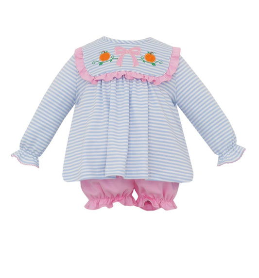 Pumpkin with Bow Bloomer Set