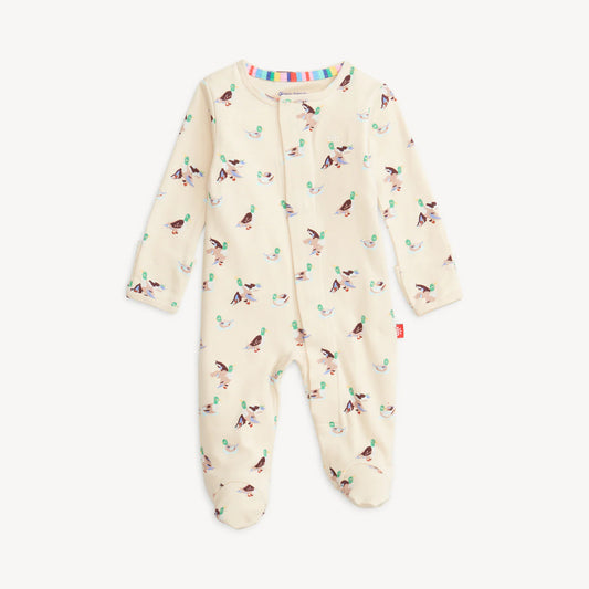 Quack Me Up Organic Cotton Magnetic Footie