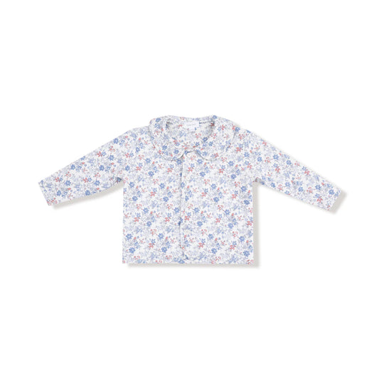 Quilted Jacket with Peter Pan Collar