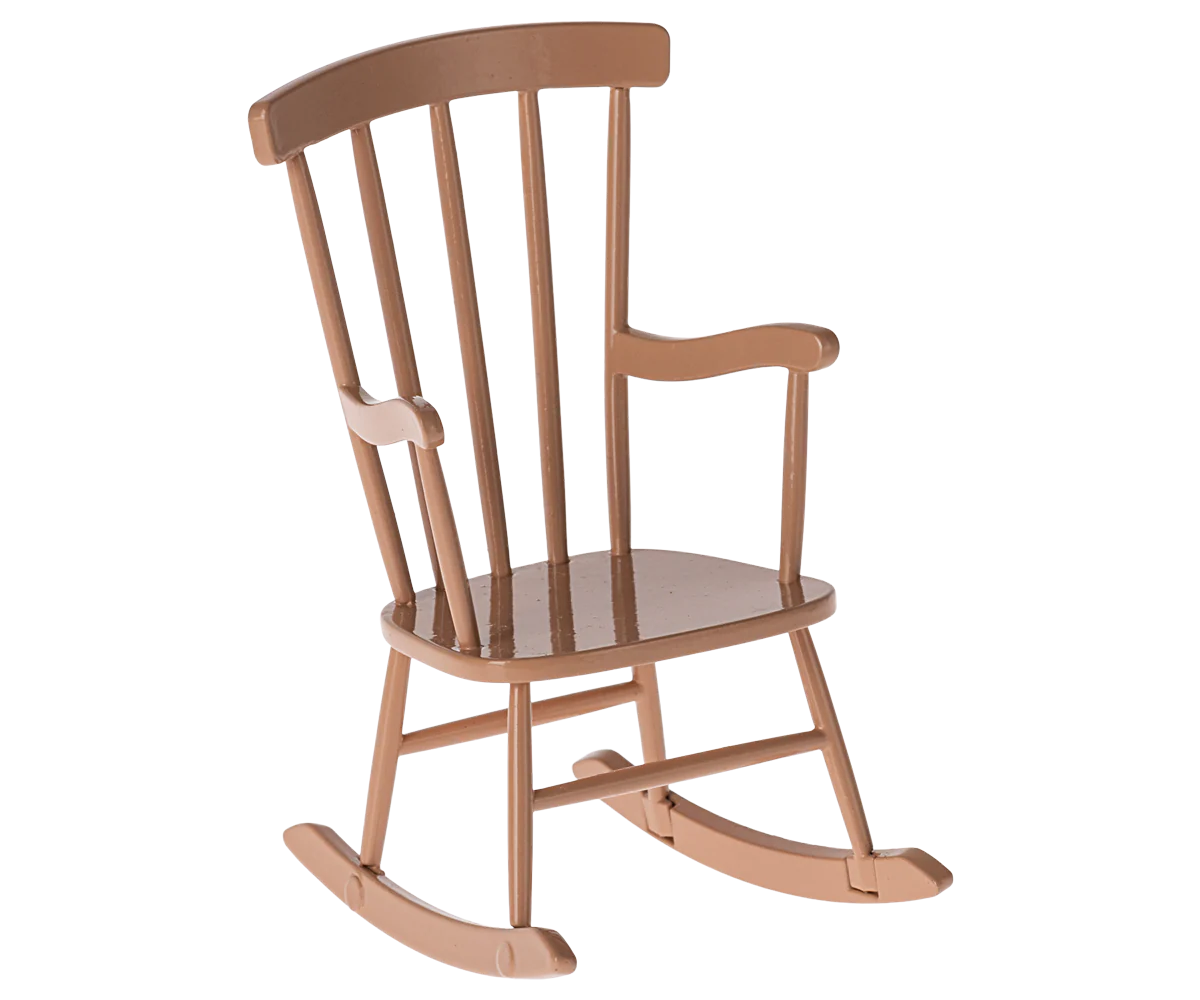 Wooden rocking chair for maileg mouse