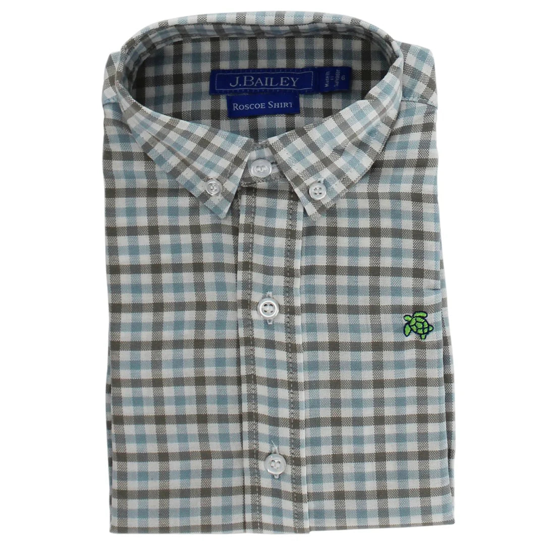 Roscoe Button Down - Pigeon