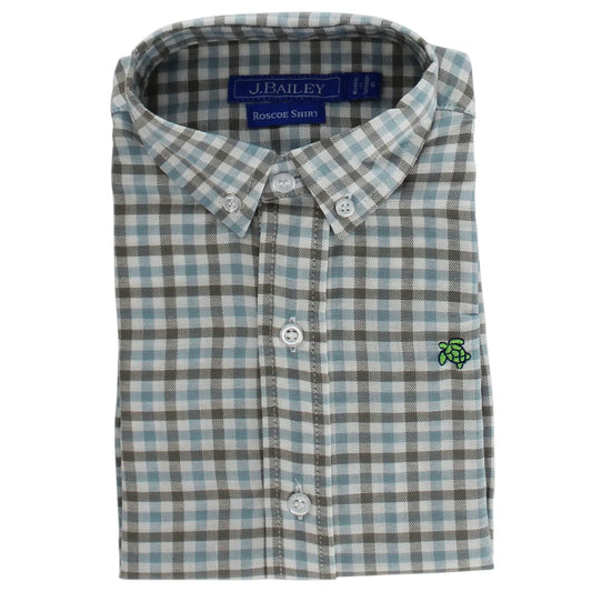 Roscoe Button Down - Pigeon