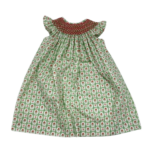 Smocked Santa Dress