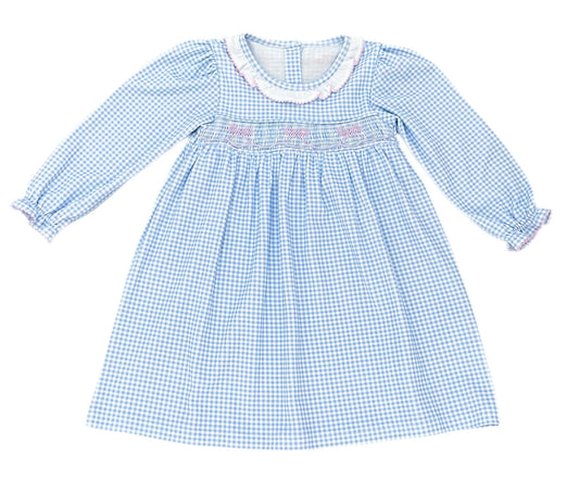 Sara Dress, Smocked Bow