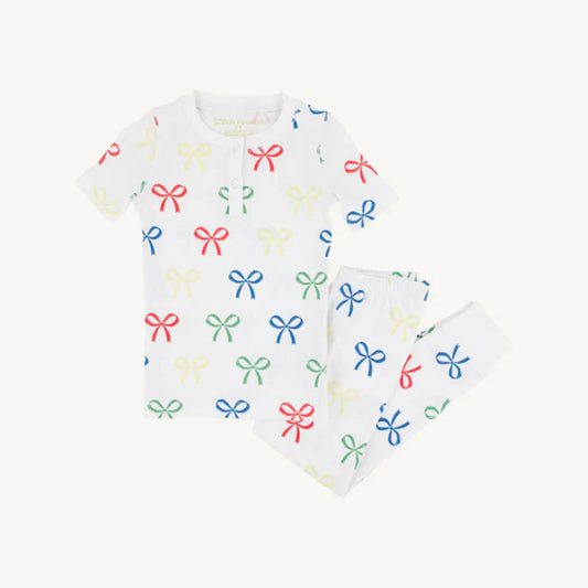 Sara Jane's Short Sleeve Set -Ribbon Reminder with Worth Avenue White