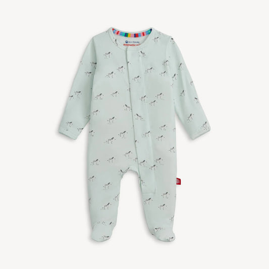 Teal Savannah Plains Magnetic Coverall