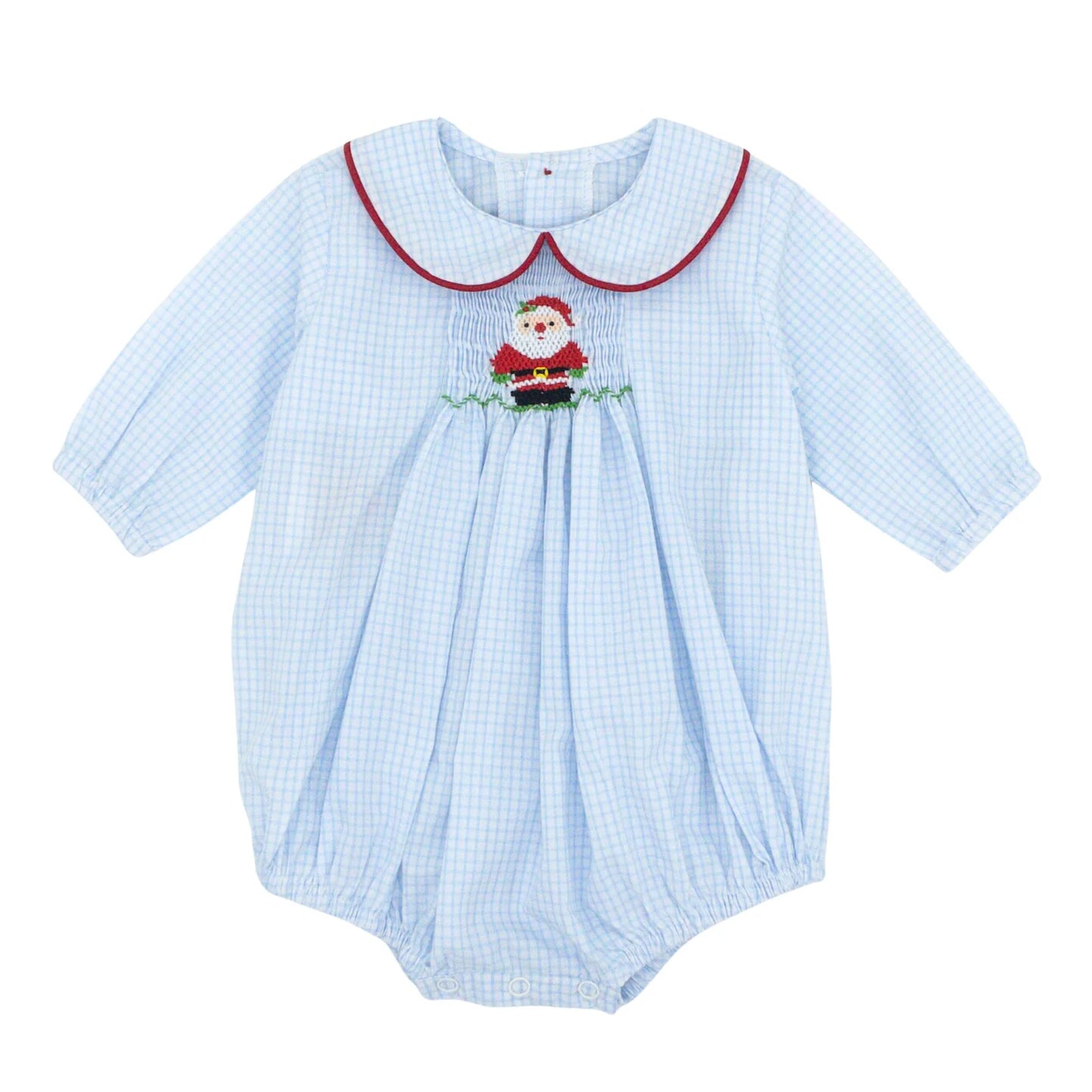 Shay Bubble Blue with Santa