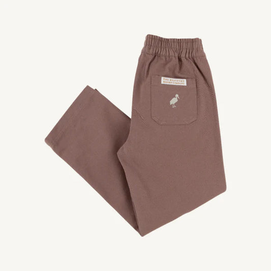 Sheffield Pants -Gray Bay Brown with Keeneland Khaki Stork